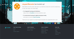 Desktop Screenshot of joypadrecords.com
